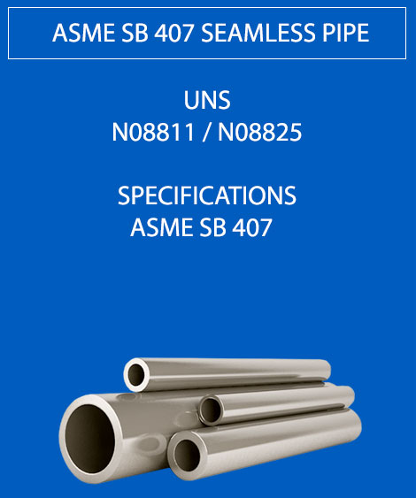 ASME SB 407 Seamless Pipe