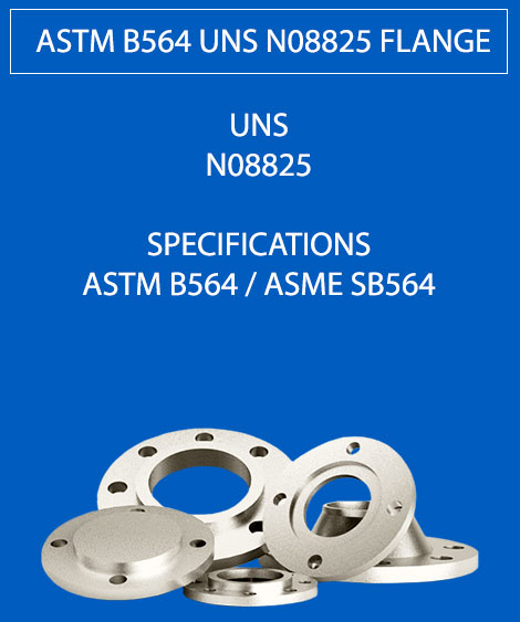 ASTM B564 UNS N08825 Flange