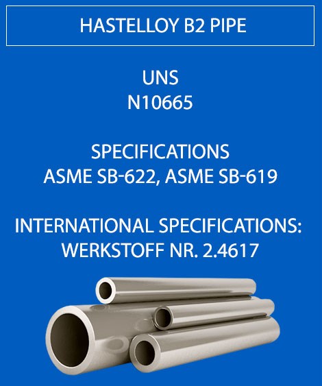 Hastelloy B2 Pipe