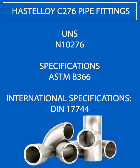 Hastelloy C276 Pipe Fittings