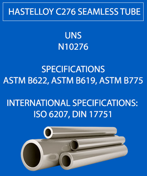 Hastelloy C276 seamless tube