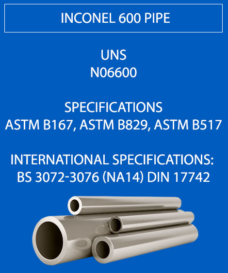 Inconel 600 Pipe