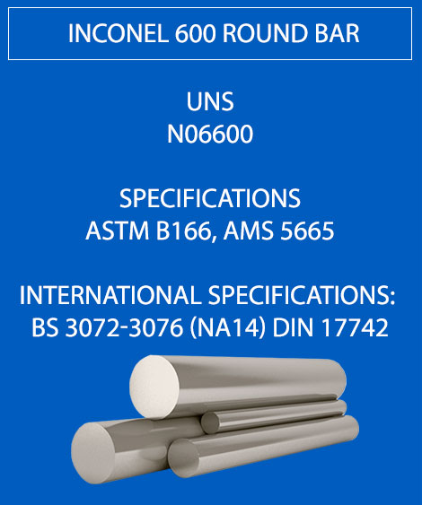 Inconel 600 Round Bar