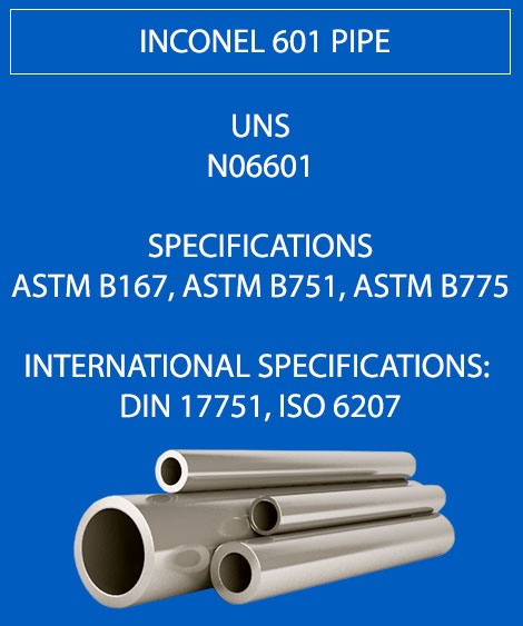 Inconel 601 Pipe