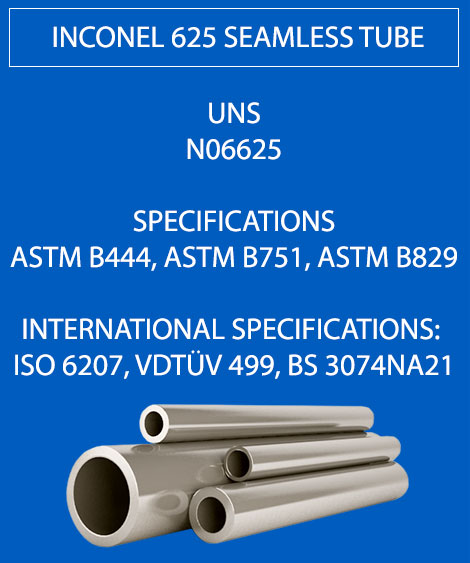 Inconel 625 Seamless Tube