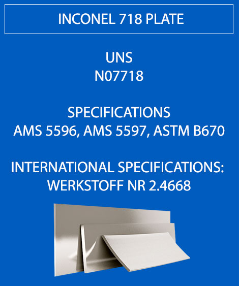 Inconel 718 plate