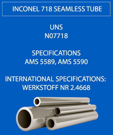 Inconel 718 seamless tube