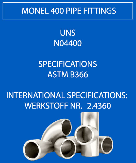 Monel 400 Pipe Fittings