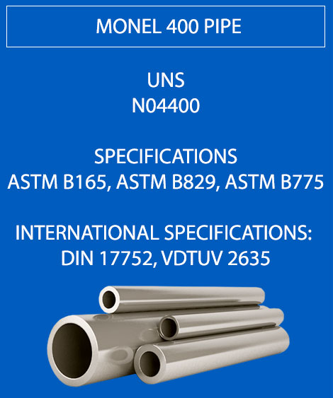 Monel 400 Pipe