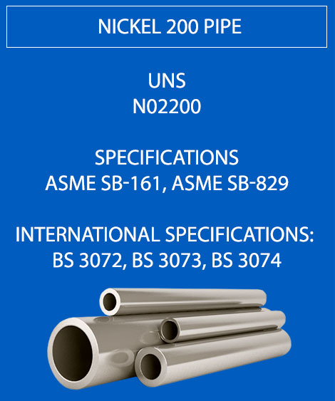 Nickel 200 pipe