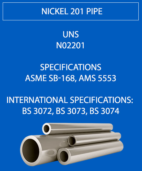 Nickel 201 pipe