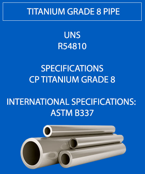 Titanium Grade 8 Pipe