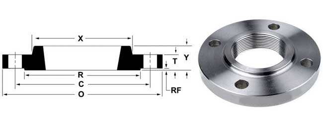Nickel Threaded Flange